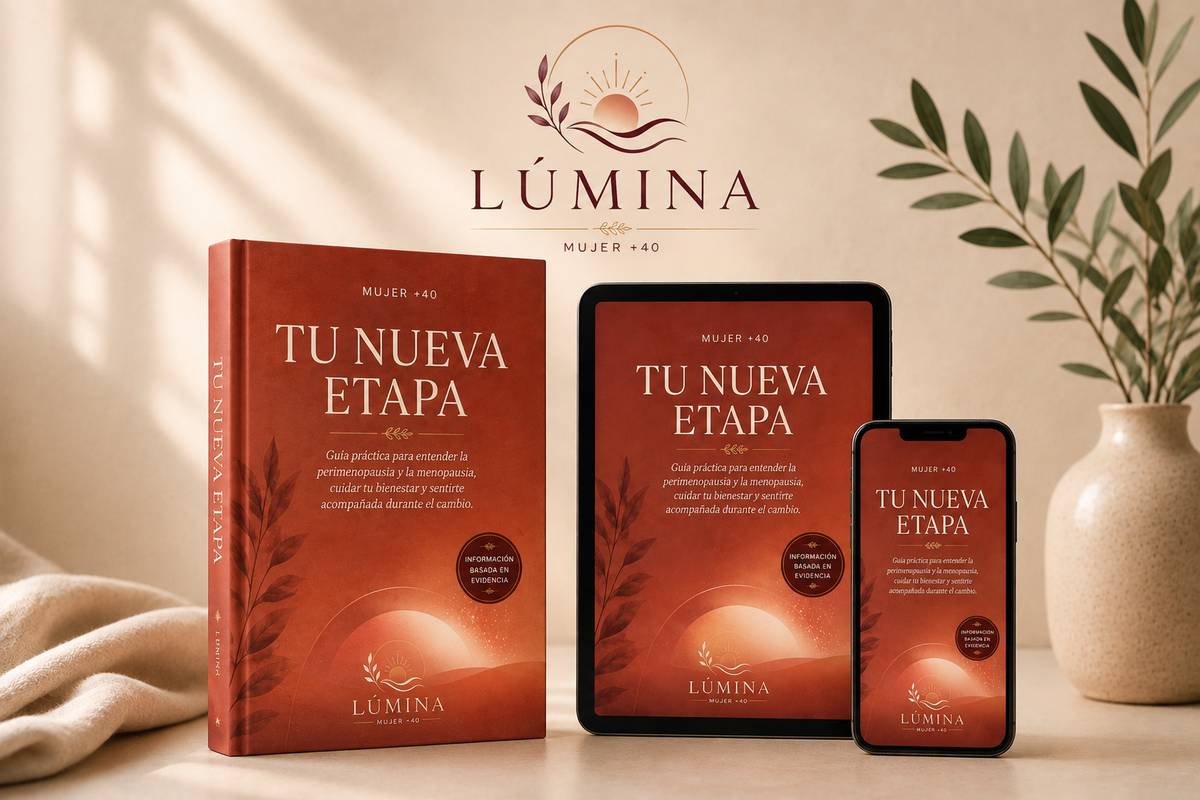 LÚMINA Mujer +40 | Tu Nueva Etapa — E-book sobre perimenopausia